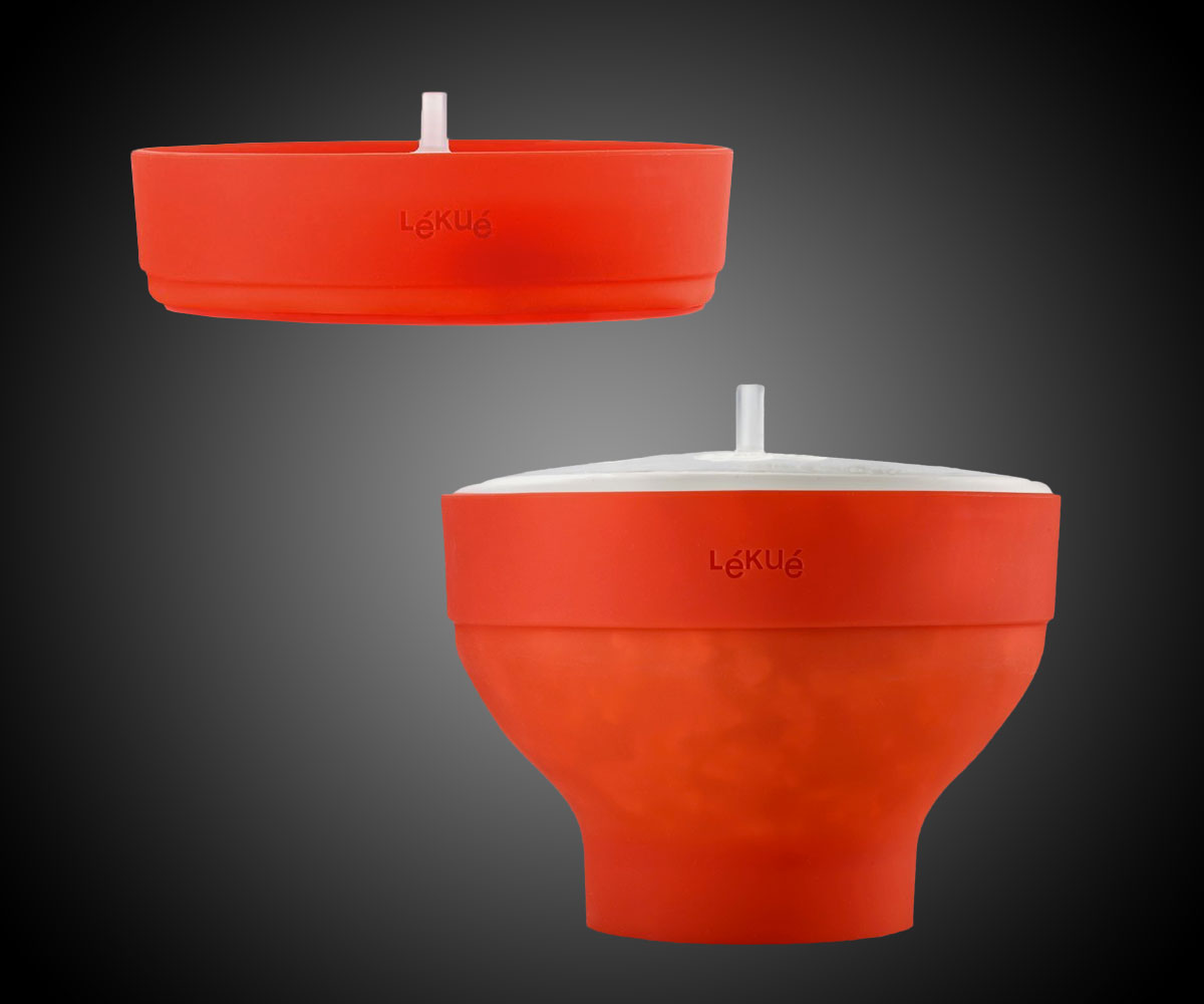 Lekue Popcorn Bowl SpaceSaving Popper