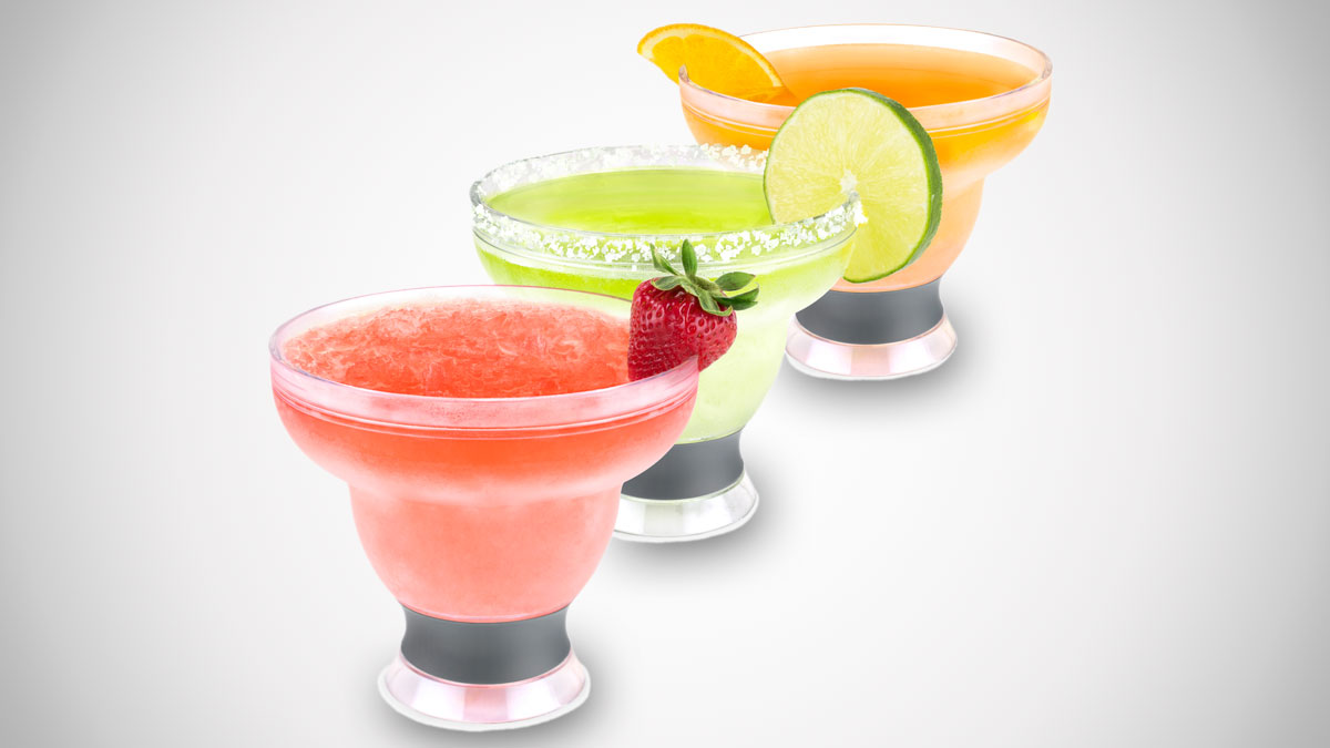 Margarita FREEZE Chilled Stemless Glasses