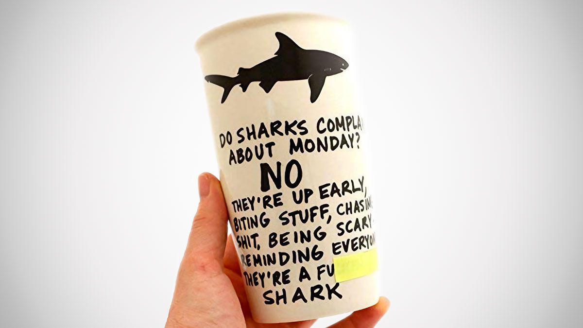 Mature Shark Resolve Travel Mug