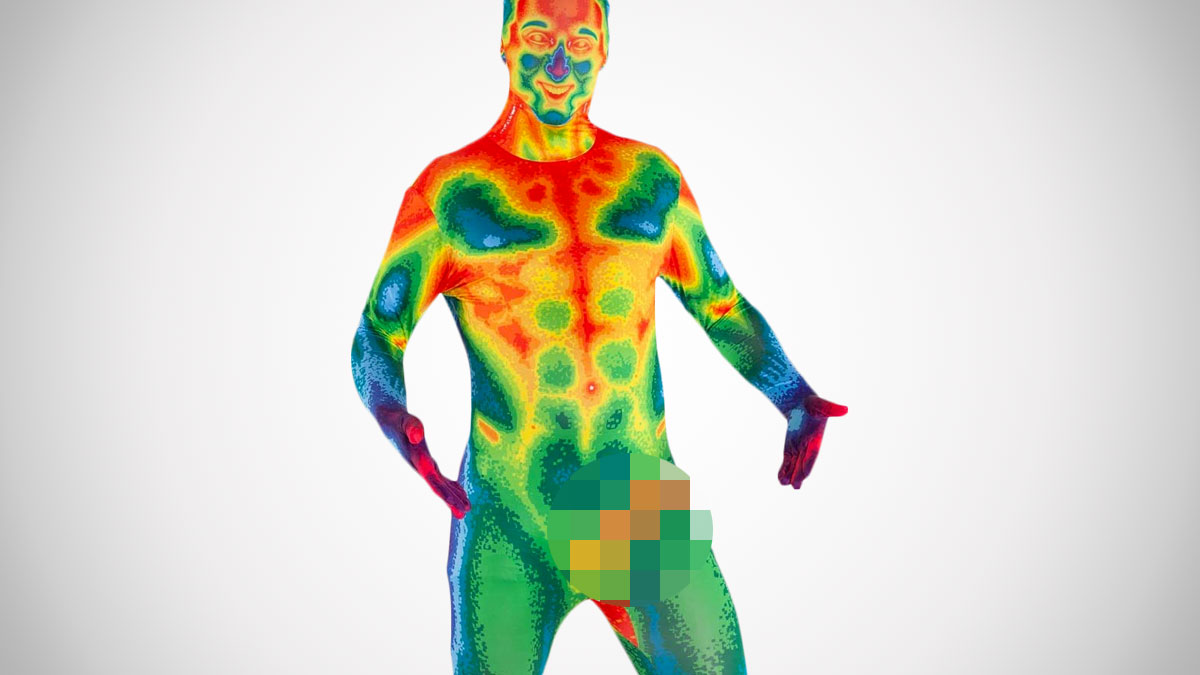 Morphsuits Rainbow Infrared Camera Costume