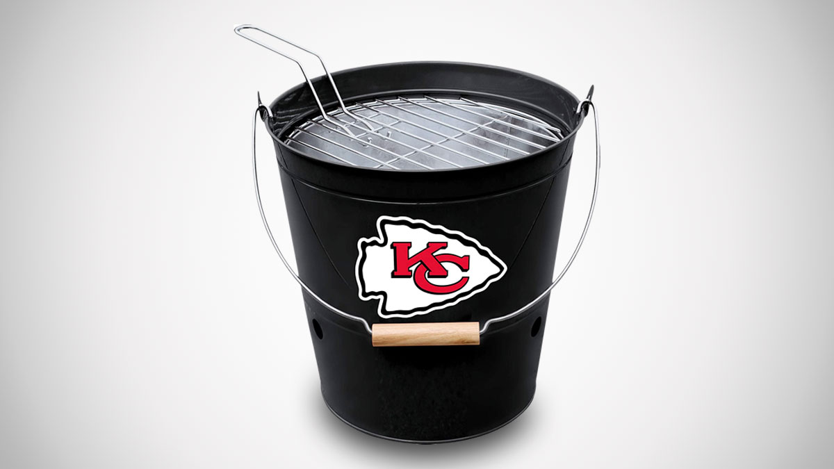 NFL Grill Bucket Team Logo Tailgate