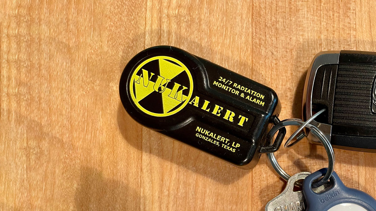 NukAlert Radiation Detector Keychain