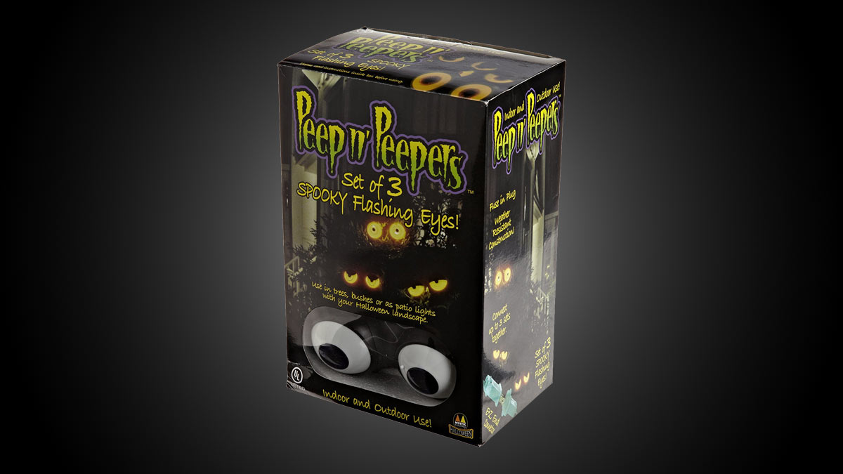 Peep n Peepers Illuminated Halloween Eyeballs