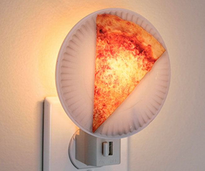 Pizza Slice Illuminated Snack Delight