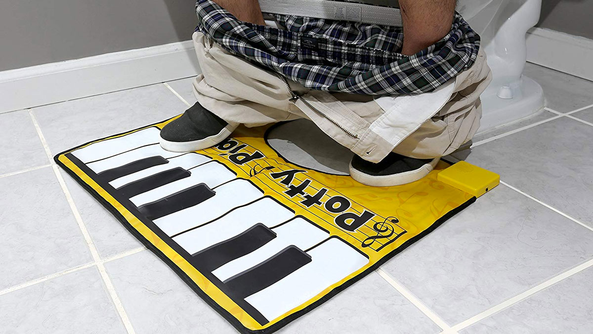 Potty Piano Musical Toilet Mat