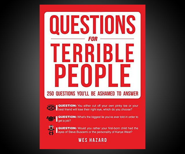 Terrible Peoples Conversation Starter Book