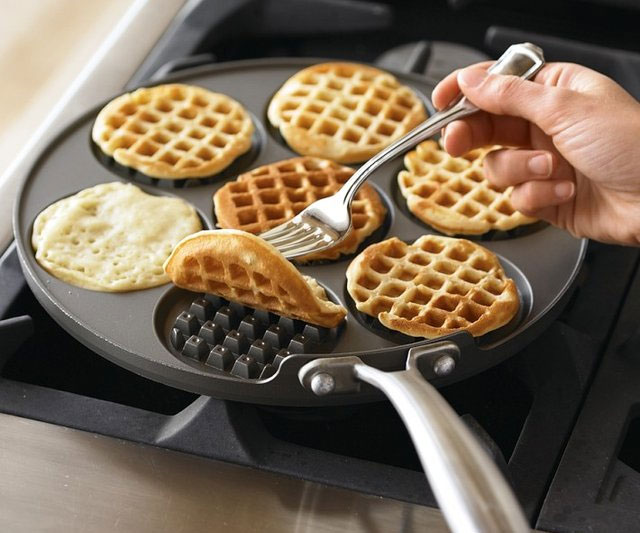 Silver Dollar Waffle Maker Griddle