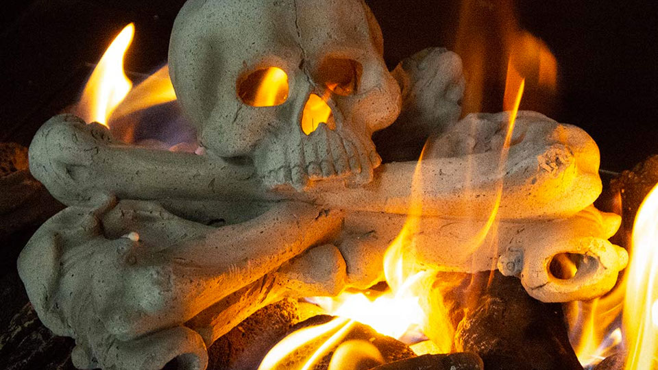 Skull Bones Fireproof Logs Collection