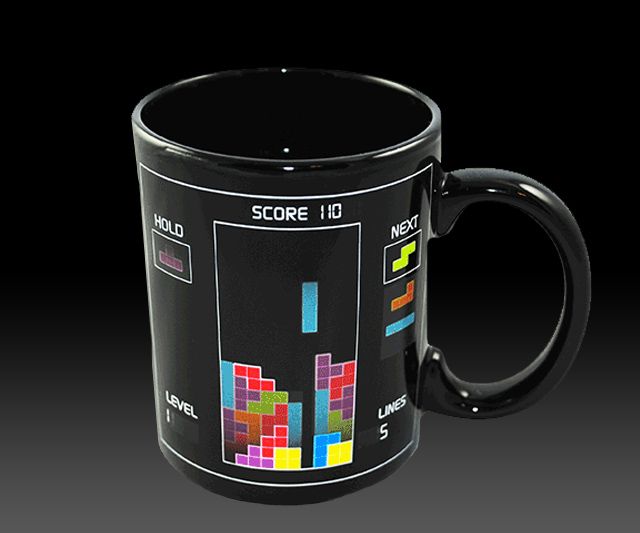 Tetris Thermal Puzzle Mug