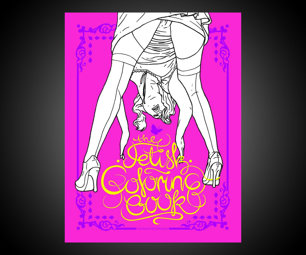 The Fetish Coloring Book Kinky Illustrations Galore
