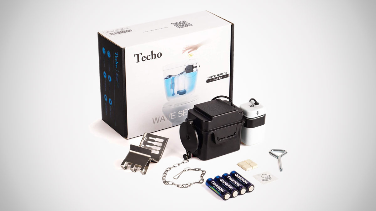 Techo HandsFree Toilet Flush Upgrade